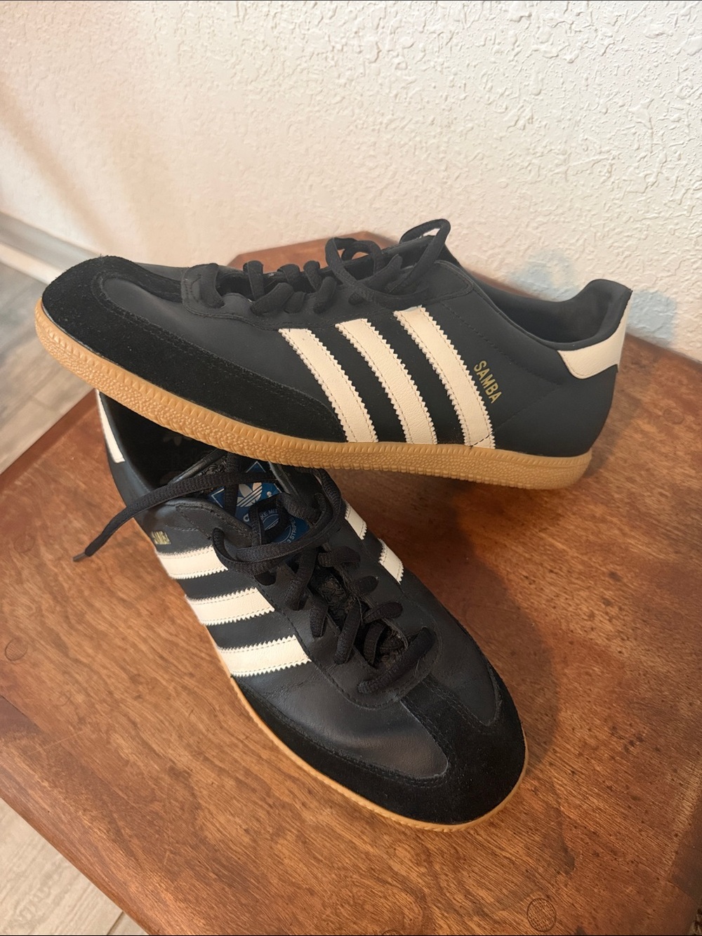 Truly Vintage adidas Samba Sneakers - Black, White, Gum